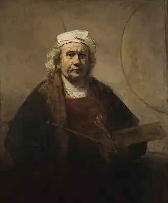 Rembrandt: Self-Portrait with Two Circles
