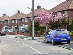 Picture of residential area near Tilesheds Lane.