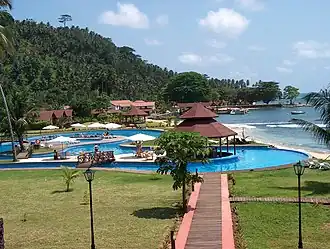 Tourist resort in Ilhéu das Rolas.