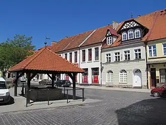 Reszel historic town center