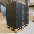 Reusable boxes for pallet shipping