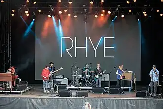 Rhye performing in Oslo in 2018