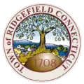 Official seal of Ridgefield, Connecticut
