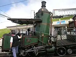 Vertical boiler locomotive of the Vitznau–Rigi railway