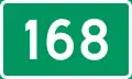 National Road 168 shield