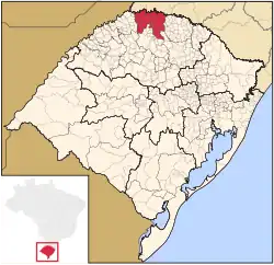 Location of Frederico Westphalen