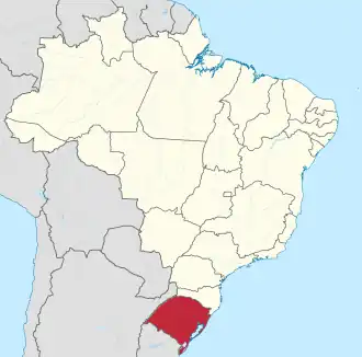Location in Brazil