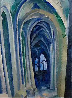 Robert Delaunay, 1909, Saint-Séverin no.2, oil on canvas, 99.37 x 73.9 cm, Minneapolis Institute of Art