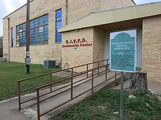 The Rock Island Volunteer Fire Department is housed in a former school.