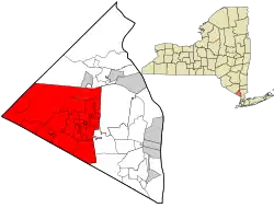 Location in Rockland County and the state of New York.