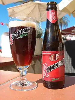 Flanders red ale Rodenbach Roeselare, Belgium