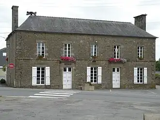 The town hall in Romagné