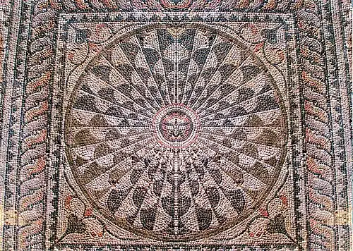 Mosaic from the Roman Villa of Manius Antoninus, Nicopolis