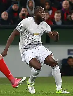 Romelu Lukaku made 96 appearances across two seasons for Manchester United.