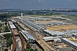 Ronald Reagan Washington National Airport terminals and Metrorail station