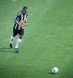 Ronaldinho playing for Atlético Mineiro in 2012