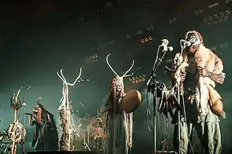 Heilung performing at Roskilde Festival, 2018