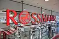 Company logo in a Rossmann store