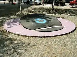 Louis Davids monument in 2005