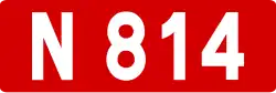 National road 814 shield