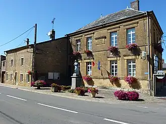 The town hall in Rouvroy-sur-Audry