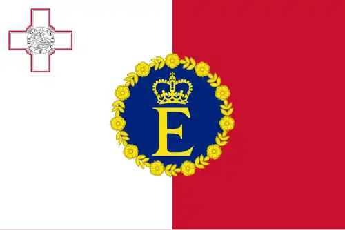 Royal standard of Malta 1967–1974