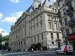 The Sorbonne, rue des Écoles side, headquarters of the chancellery.