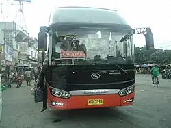 Rural Tours 1407 King Long XMQ6125Y5 bound for Cagayan de Oro City.