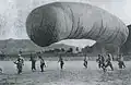 Battle of Liaoyang, Russian crew of balloon handlers on the ground