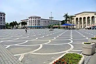 Square in Rustavi, Georgia's third largest city