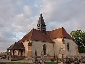 The church in Ruvigny