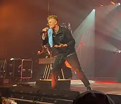 Ryan Guldemond performing with Mother Mother in Moncton, New Brunswick in 2025