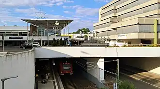 S-Bahn station "Schwalbach (Limes)" at Limes Railway