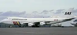 Large four-engine jetliner