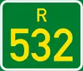 Regional route R532 shield