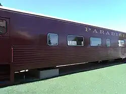 Dining Car in Stillman Railroad Park.