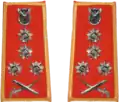 South African Army General Rank shoulder boards