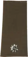 Service Dress Shoulder Board for a 2nd Lieutenant in the SA Army