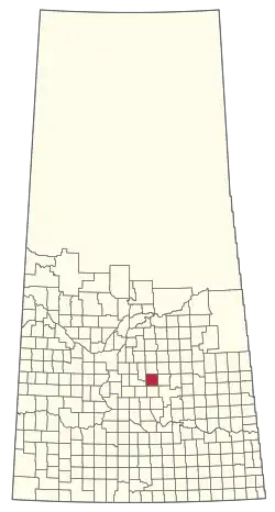 Location of the RM of Usborne No. 310 in Saskatchewan