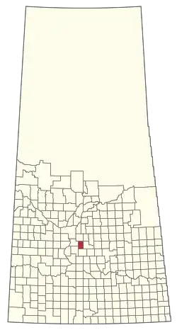 Location of the RM of Lost River No. 313 in Saskatchewan