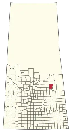 Location of the RM of Bjorkdale No. 426 in Saskatchewan