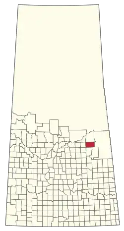 Location of the RM of Arborfield No. 456 in Saskatchewan
