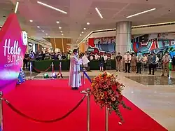 The mall's interior during the blessing on November 2020