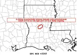 SPC Mesoscale Discussion #2207