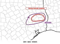 SPC Mesoscale Discussion #445