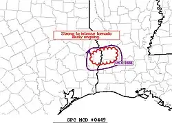 SPC Mesoscale Discussion #449