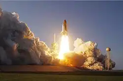 Discovery lifts off from Launch Pad 39A.