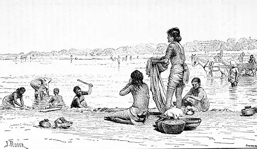 Sabarmati River in 1890