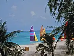 Sailboats on Seven Mile Beach