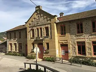 The town hall of Saint-Bonnet-le-Troncy
